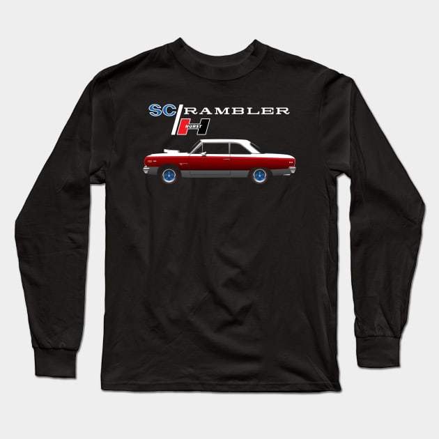 1969 AMC Hurst SC Rambler Long Sleeve T-Shirt by BriteDesign